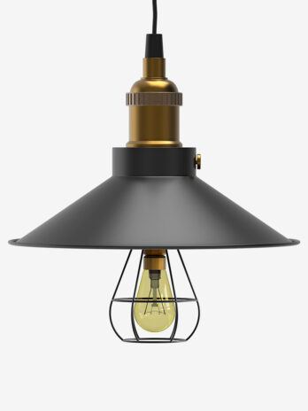 Multi Tasker Amber Pendant Light