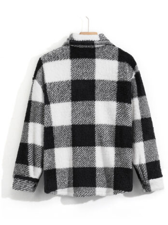 Men’s Fleece-lined Thick Casual Versatile Youth Fleece Jacket