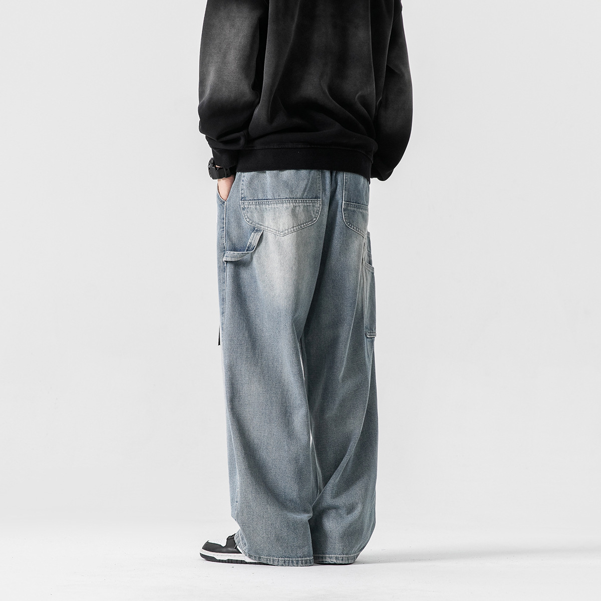 Fashion Personality Retro Loose Jeans Men - Image 2