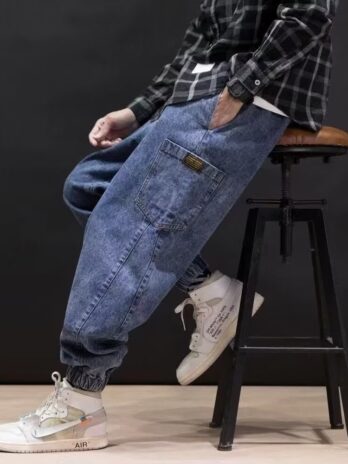 Cargo Jeans Men Fashion Brands