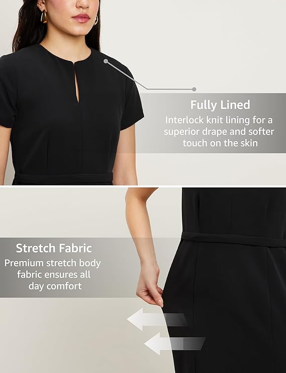 Symbol Premium Women's 'Desk-to-Dinner' Sheath Dress - Image 3