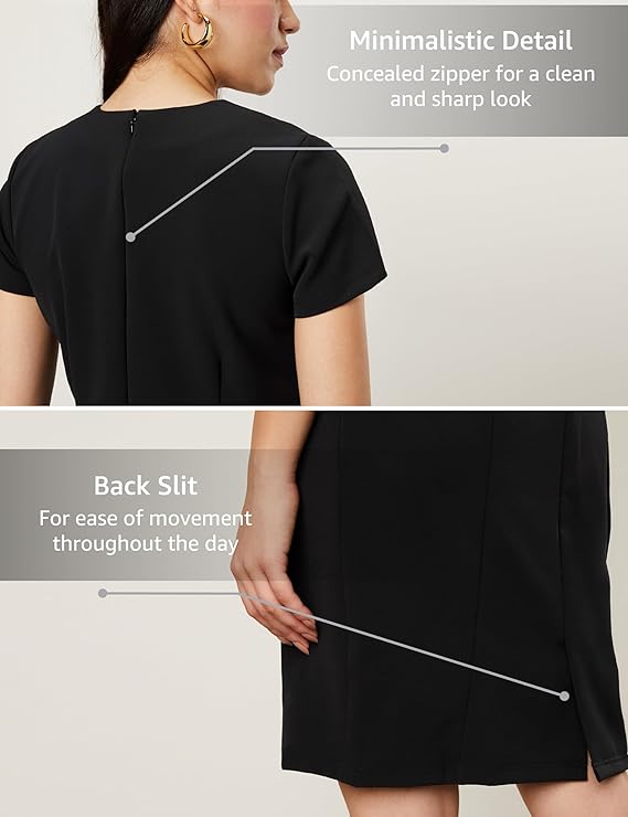 Symbol Premium Women's 'Desk-to-Dinner' Sheath Dress - Image 4