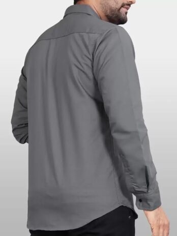 CB-COLEBROOK Men’s Regular Fit Solid Soft Touch Cotton Casual Shirt