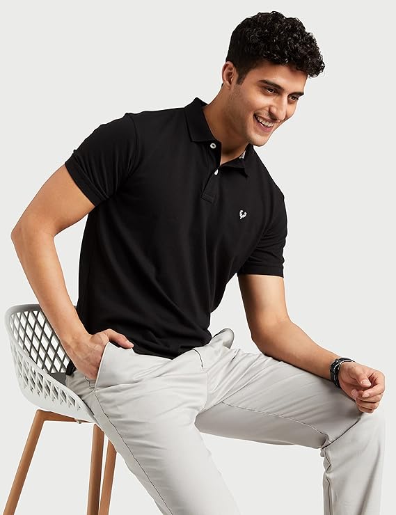 Allen Solly Men's Cotton Regular Fit Polo T-Shirt - Image 3