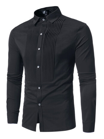 Royal Blue Wedding Tuxedo Shirt Men Brand Fashion Slim Fit Long Sleeve Mens Dress Shirts Business Casual Chemise Homme