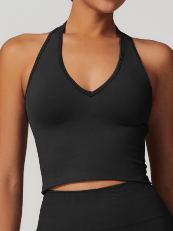 Halter Bra Seamless Thread Dew