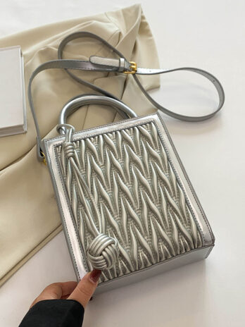Stylish Good Texture Pleated Small Handbags Women