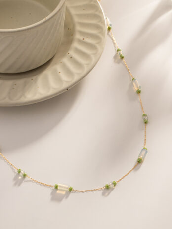 Women’s Fashionable All-match Opal Beaded Necklace