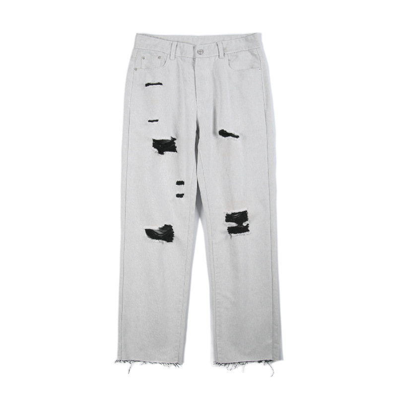 Fashion Personality American White Jeans Men - Image 3