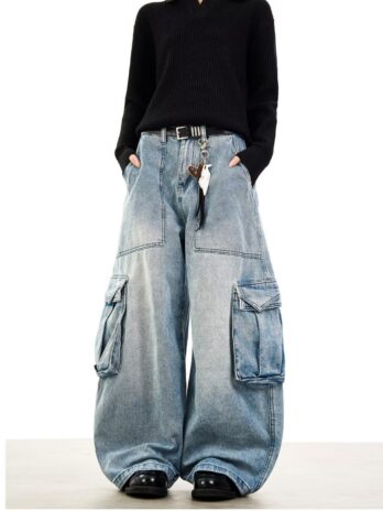 Ruggedly Cool Vintage Workwear Denim Jeans