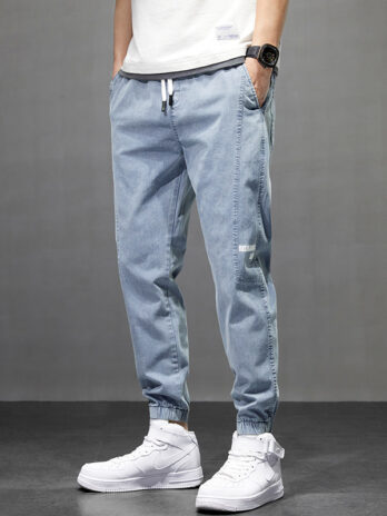 Stretch Black Jeans For Men