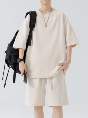 Men’s Round Neck Quick-drying Breathable Loose Leisure Suit