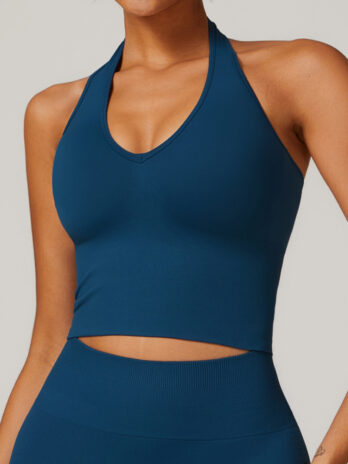 Halter Bra Seamless Thread Dew