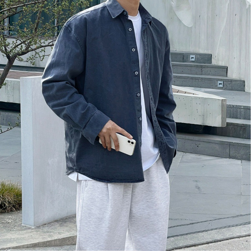 Loose Casual Top Korean Version Denim Shirt Jacket - Image 5