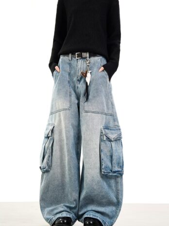 Ruggedly Cool Vintage Workwear Denim Jeans