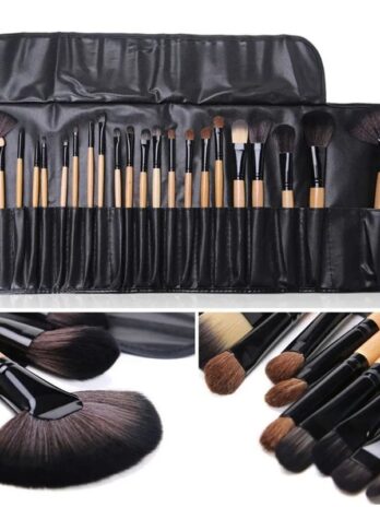 Gift Bag Of 24 Pcs Makeup Brush Sets Professional Cosmetics Brushes Eyebrow Powder Foundation Shadows Pinceaux Make Up Tools