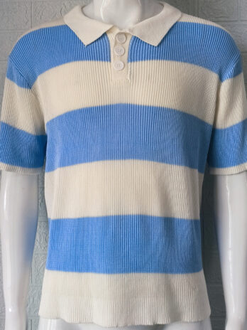 Mens Clothing Summer Fashion Lapel Sweater Short Sleeve Men Clothing Men Wears