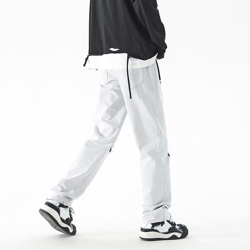 Fashion Personality American White Jeans Men - Image 4